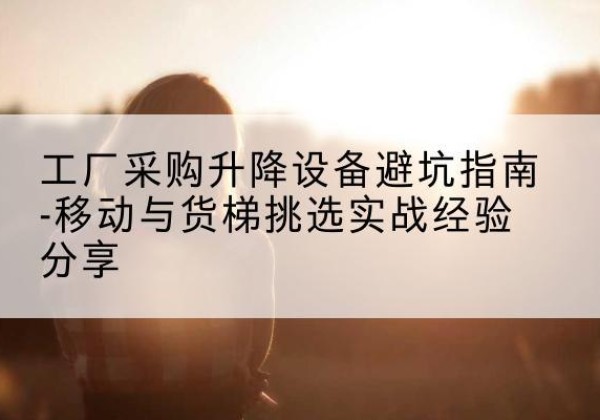 广德移动式升降机怎么选-工厂采购升降设备避坑指南-移动与货梯挑选实战经验分享